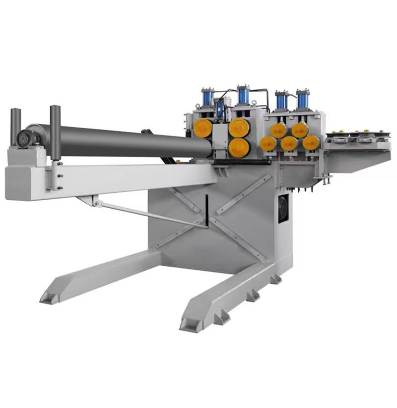 Uncoiler pre-straightening integrated machine